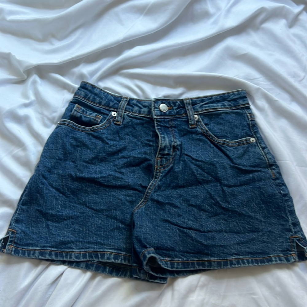 Target wild fable high rise midi Jean shorts